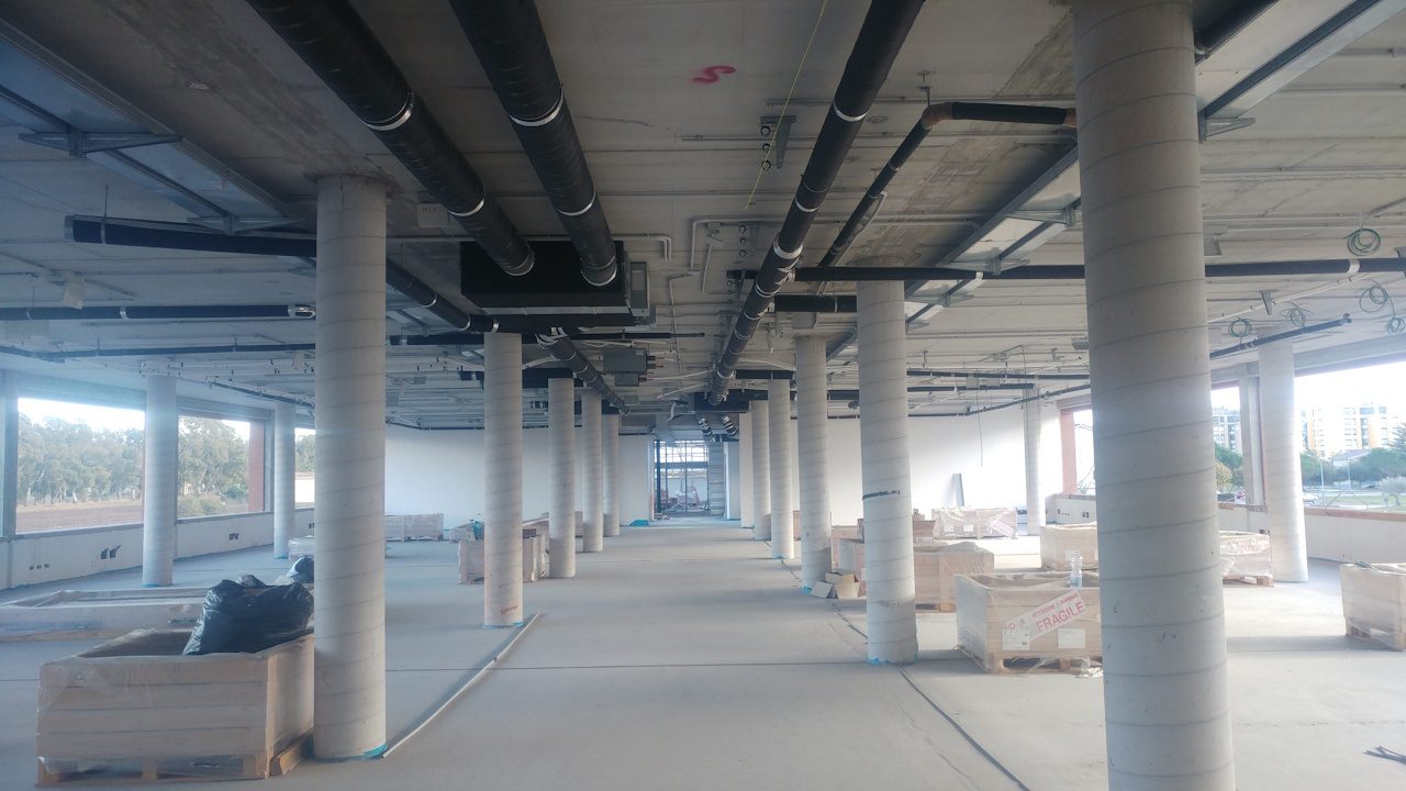 Installazione impianto di trattamento aria con diffusione soft